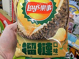 Lay�s s p�íchutí durianu vyu�ívají výrazné aroma tohoto tropického ovoce, které...