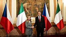 P�edseda vlády Andrej Babi� se v Praze setkal s italskou premiérkou Giorgiou...