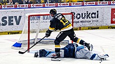 29. 9. 2026. Verva Litvínov - Bílí Tyg�i Liberec, hokejová extraliga. David...