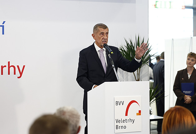 Musíme znovu těžit plyn a ropu a být soběstační, řekl Babiš na veletrhu v Brně