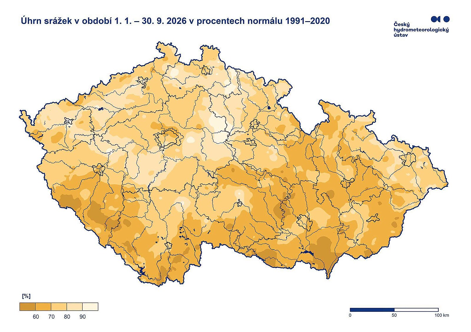 Letošek je třetí nejsušší od roku 1961. Na metr čtvereční chybí 150 litrů vody