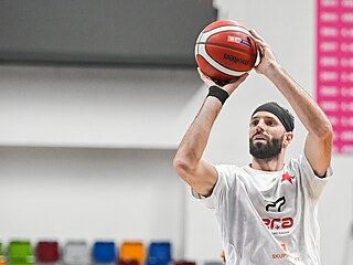 K�ídelník Vojt�ch Hruban v dresu pra�ské Slavie st�ílí na ko�.