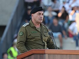 Ná�elník generálního �tábu Izraelských obranných sil (IDF) generálporu�ík Ejal...