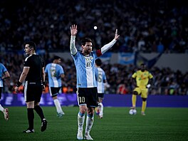 Lionel Messi se lou�í s Argentinou.