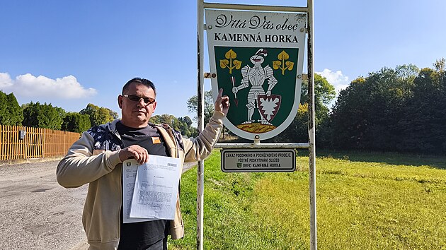 Ivan Ulehla p�i�el v lét� o trvalý pobyt v Kamenné Horce. Krajský ú�ad...