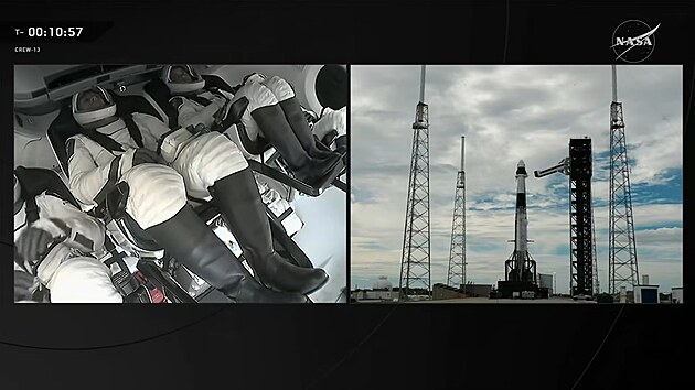 Pos�dka i lo� p�ipravena k odletu na ISS v r�mci mise Crew-13