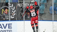 Alex Tamá�i z Hradce Králové slaví.
