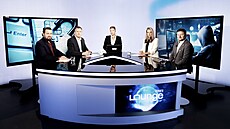 Hosty po�adu iDNES LOUNGE na téma kyberbezpe�nosti jsou (zleva) Juraj Zají�ek,...