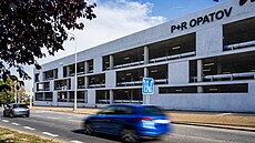 Nový parkovací d�m P+R Opatov u stanice metra C �idi��m nabídne celkem 495...