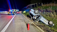 Tragická dopravní nehoda na D48. Jeden z �idi�� po p�evozu do nemocnice zem�el,...