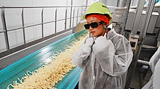 Do výrobny hranolek Farm Frites Poland Dwa si pro�la i influencerka Kim Ly.