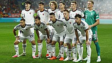 Základní sestava �eské reprezentace p�ed utkáním proti �pan�lsku