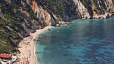 Petani Beach, jedna z nejhez�ích plá�í poloostrova Paliki.