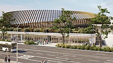 Centrum mí�ových sport� bude stát p�ed areálem výstavi�t�.