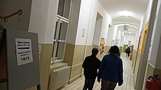 Volební ú�ast v jednom z okrsk� na pardubické Z� �tefánikova byla krátce p�ed...