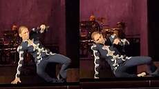 Céline Dion vyd�sila fanou�ky: V Pa�í�i upadla na pódiu a zapomn�la text...