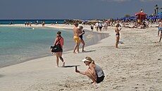 Plá� Nissi v nejv�t�ím kyperském letovisku Agia Napa