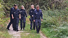V bavorském Notzingermoosu policie pátrá po uniklé �elm�. (7. �íjna 2026)
