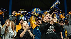 Fotbalová p�íprava FK Teplice - Dynamo Drá��any. Domácí fanou�ci.
