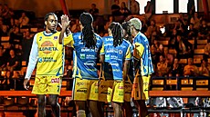Zápas Národní basketbalové ligy Sluneta Ústí nad Labem - Puma Basket Brno....