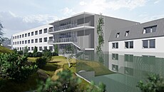 Vizualizace budoucí podoby kliniky psychiatrie v olomoucké fakultní nemocnici...