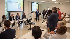 Tiskové konference k p�edstavení koncepce d�tské psychiatrické pé�e ve Fakultní...