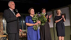 P�edávání ceny m�sta Rychnova nad Kn�nou hrab�nce Andree Kolowrat Krakovské (v...