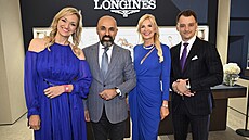 Slavnostní otev�ení butiku Longines 6. �íjna. (zleva) Daniela Jannová, CEO...