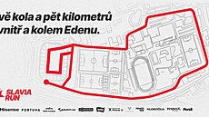 Slavia Run 2026 - b�h v Edenu a kolem