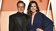 Kyle MacLachlan a jeho man�elka Desiree Gruberová na Vanity Fair Oscar Party v...