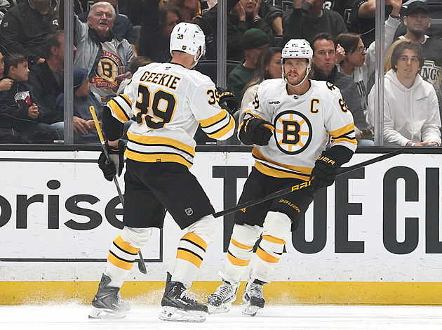 Pastrňák dvěma body přispěl k výhře Bostonu, Leonard se blýskl krásným gólem