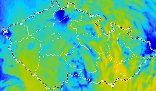 Noc byla mrazivá a ještě větší ochlazení přinese víkend. Mapa ukazuje, kde mrzlo.