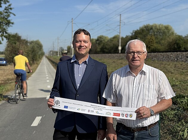 Cyklostezka Hromová mezi Olomoucí a Štěpánovem