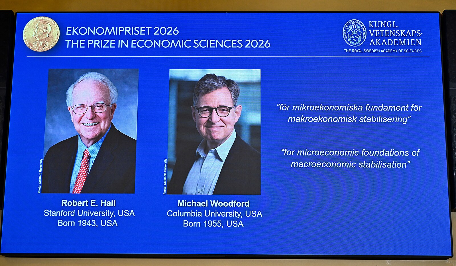 Nobelovu cenu za ekonomii získali Američané za výzkum hospodářské stability | Ekonomika