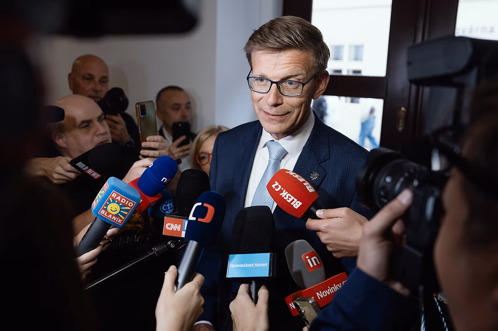 Volebn� �t�b ODS v Praze. Na sn�mku Martin Kupka. (10. ��jna 2026)