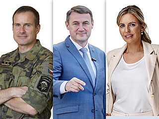 Druhé kolo senát volby Ji�í Padev�t, Karel �ehka, Martin P�ta a Sandra...