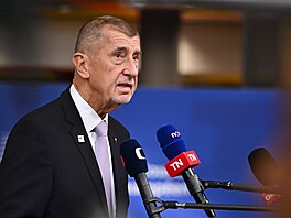 Premiér Andrej Babi� na summitu EU v Bruselu. (15. �íjna 2026)