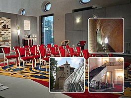 Designblok na Pra�ském hrad�. Na výstav� vidíme �ípkovy �idle Olga na jím...