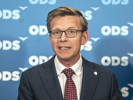 Tisková konference ve volebním �tábu ODS. Na snímku Martin Kupka. (17. �íjna...