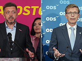 Zleva Vít Raku�an (Starostové) a Martin Kupka (ODS)