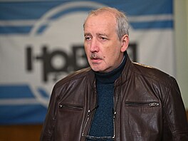 Sergej Sokolov, �éfredaktor nezávislého ruského listu Novaja gazeta (6. kv�tna...