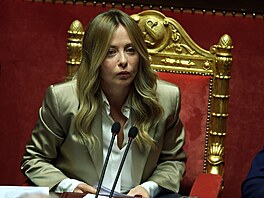 Italská premiérka Giorgia Meloniová (14. �íjna 2026)