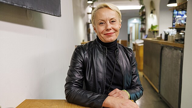 Jana Janulíková ve volebním �tábu hnutí Za Lu�ánky. (10. �íjna 2026)