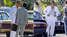 První záb�ry z nového filmu Miami Vice �85 s Austinem Butlerem a Michaelem B....