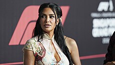 Kim Kardashianová v paddocku Velké ceny Singapuru 2026