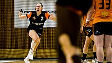 Evropská liga házenká�ek, Baník Most - Gjor�e Petrov. Domácí Markéta �ustá�ková...
