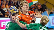 Momentka z extraligového utkání Plze� - Zub�í