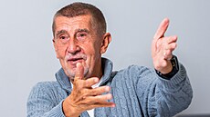 Premiér a �éf hnutí ANO Andrej Babi� (11. �íjna 2026)