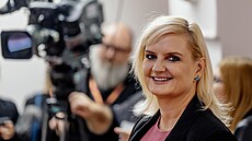 Volební �táb na Malostranském nám�stí v Praze (Starostové). Na snímku Petra...