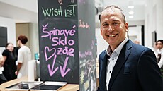 Volební �táb Praha sob�. Na snímku  Jan �i�inský. (10. �íjna 2026)